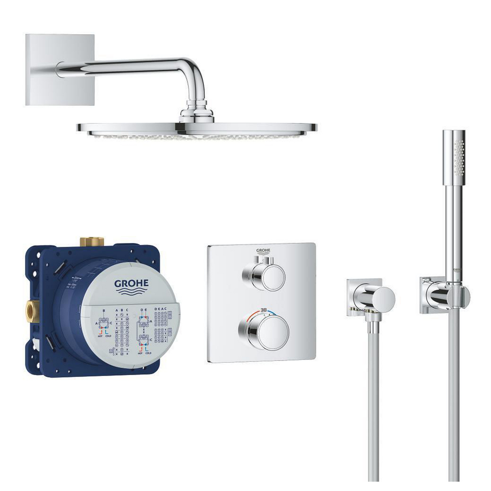 Grohtherm THM set shower square +shw.set