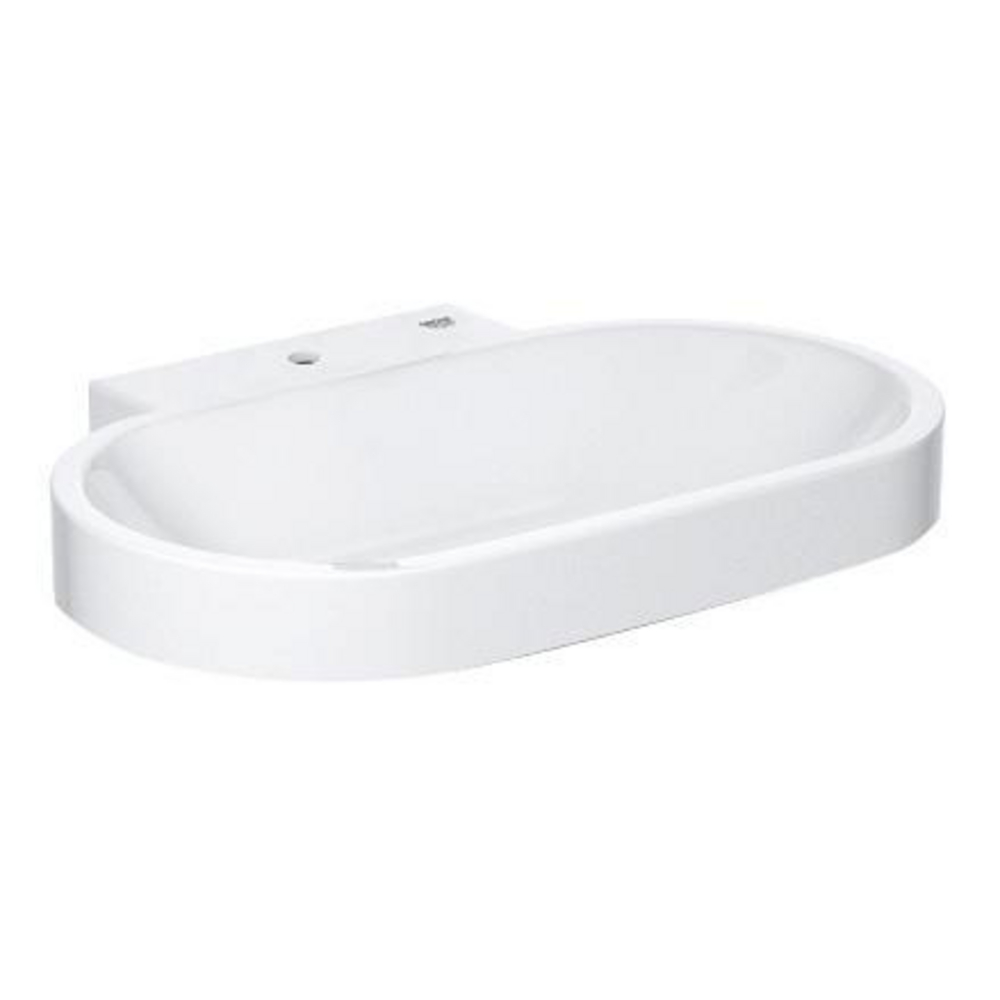Eurocosmo Counter top basin w/o ovfl 80
