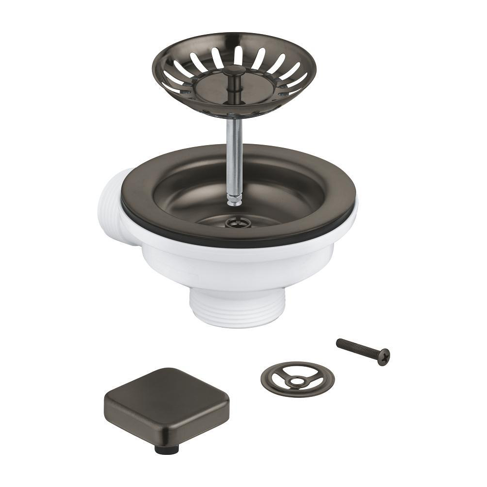 Waste set sink with excenter (1 bowl)