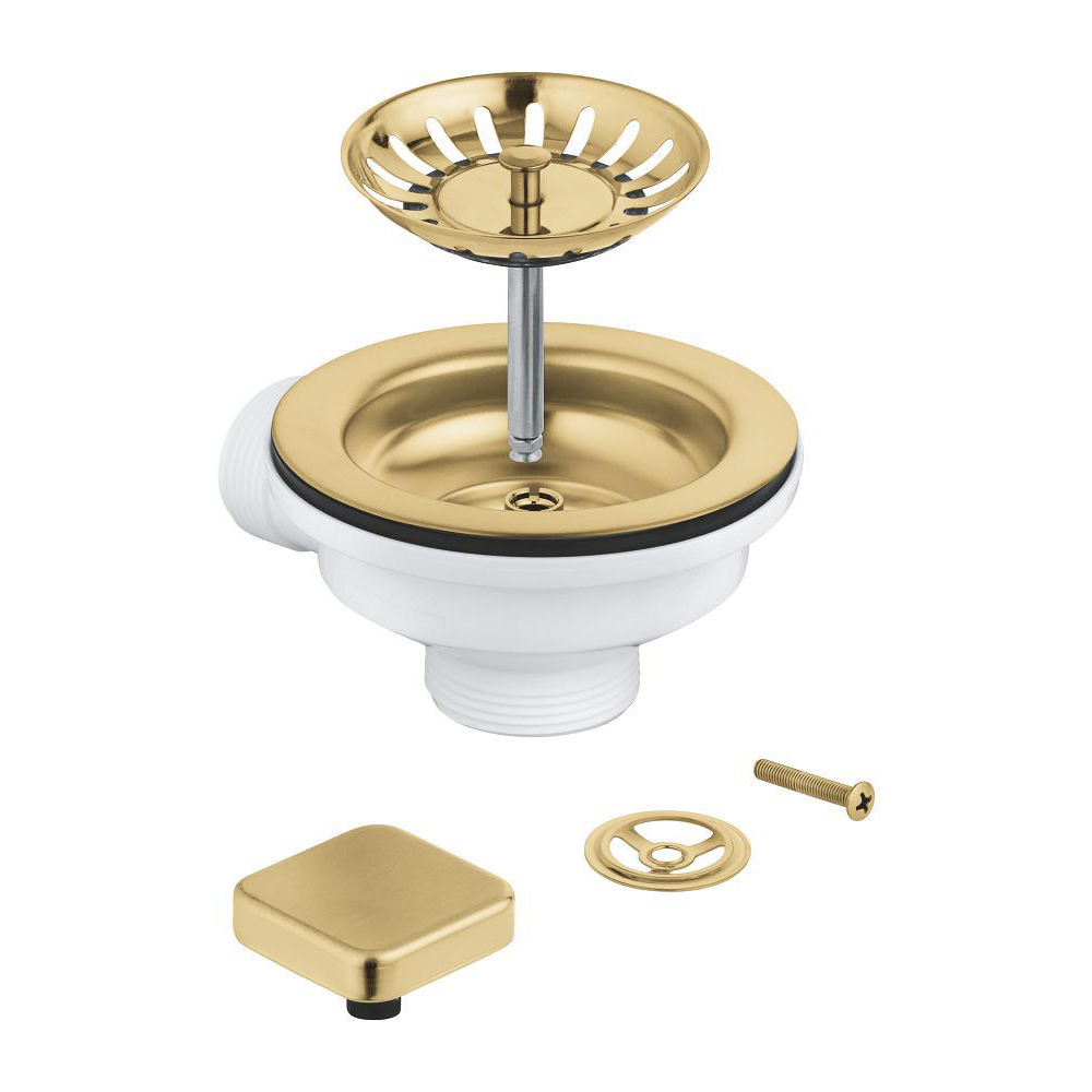 Waste set sink with excenter (1 bowl)