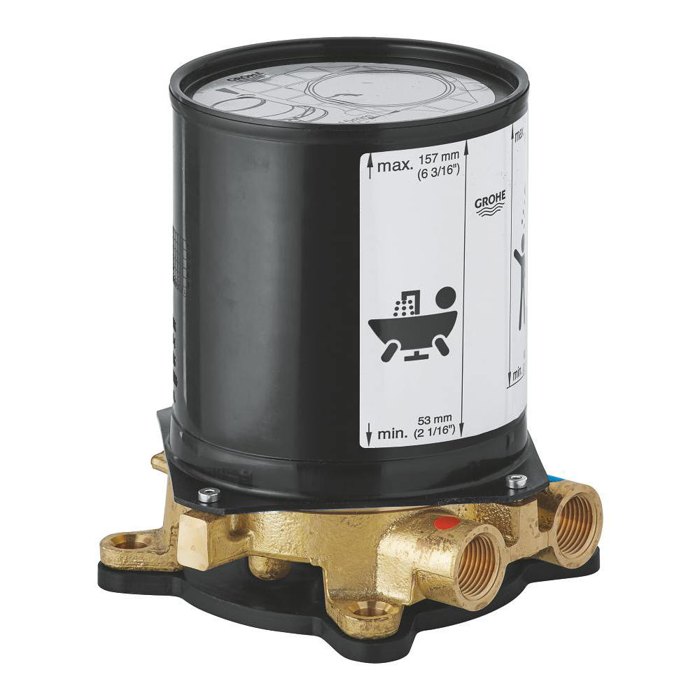 Installation set f. floor mtd bath spout
