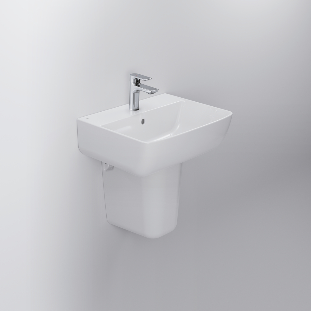 S200 WH basin, 1 hole, Aqua