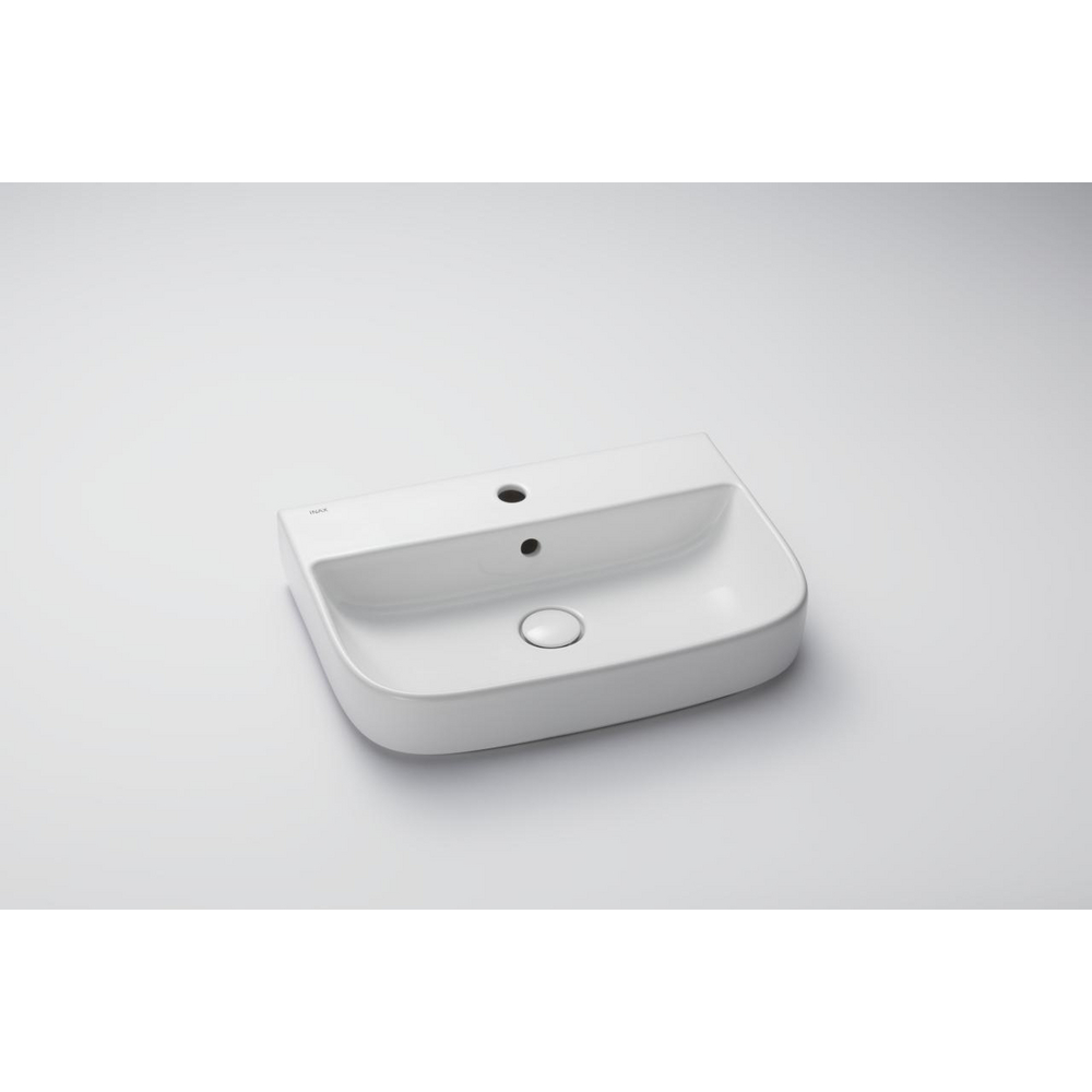 S400 Vessel Basin W/ Deck Aqua Ceramic
