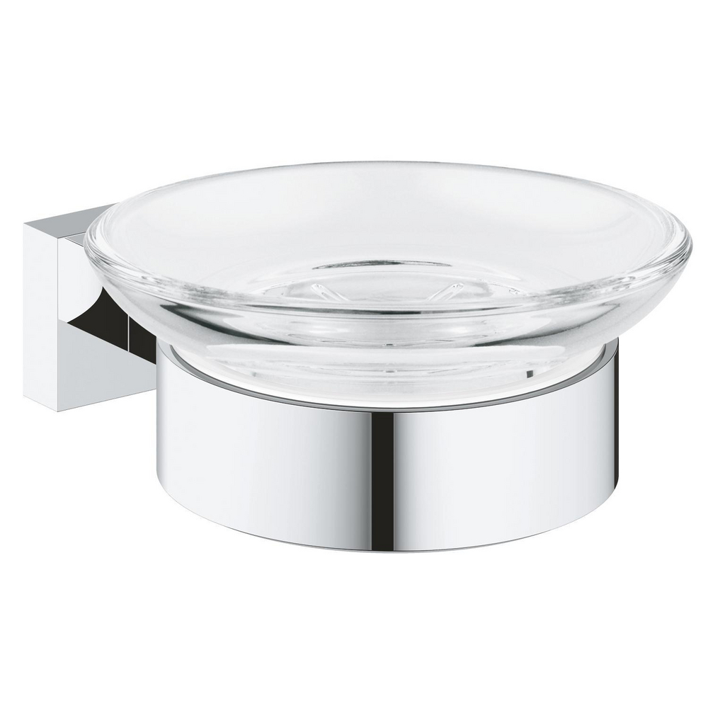 Essentials Cube Soap Dish w.holder